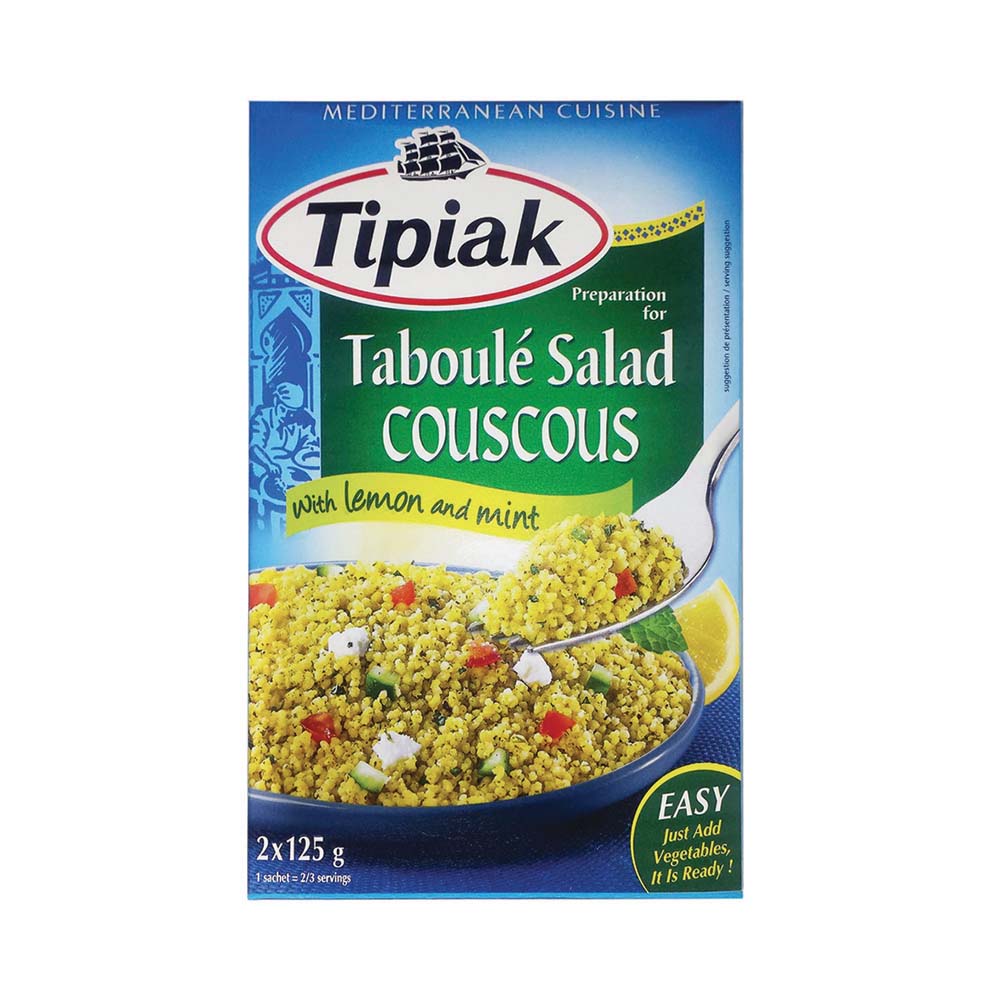 Tipiak Taboule Salad Couscous with Lemon and Mint 2x125g What's Instore